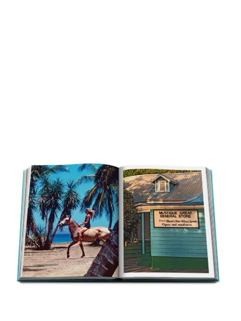 Assouline Mustique Icon by Dylan Jones hardcover book Blue 9781649805225