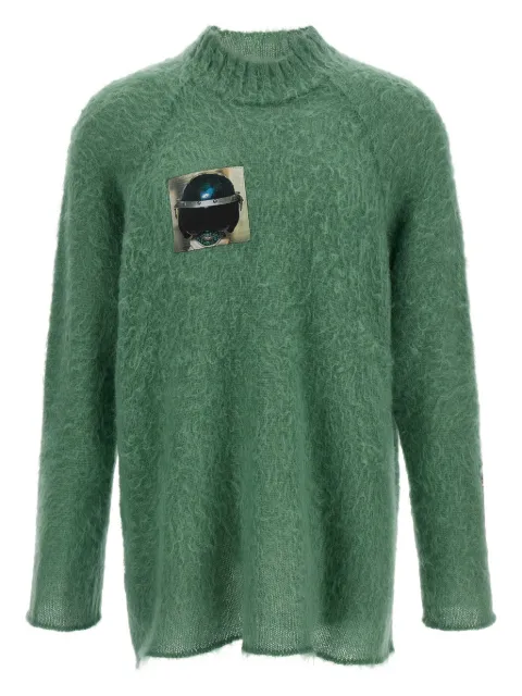 Undercover long-sleeve sweater Green UC2E4904EMERALD