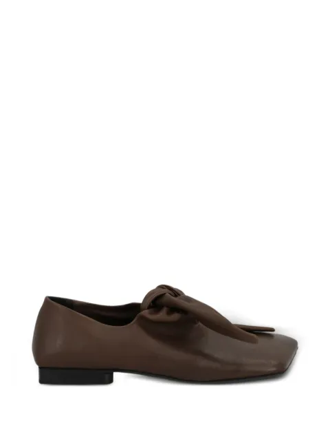 Uma Wang knot square ballet flats Brown US9032UW430