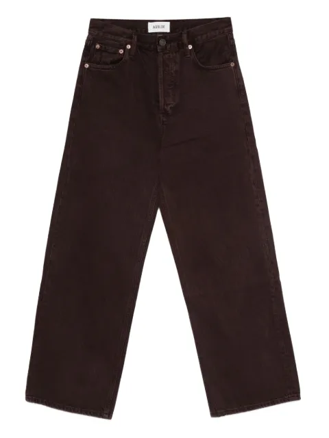 AGOLDE button-fastening jeans Brown A9191E1183