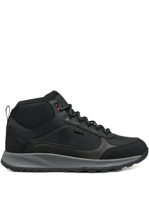 Geox lace-up panelled boots Black U56EZA0EKMEC9999