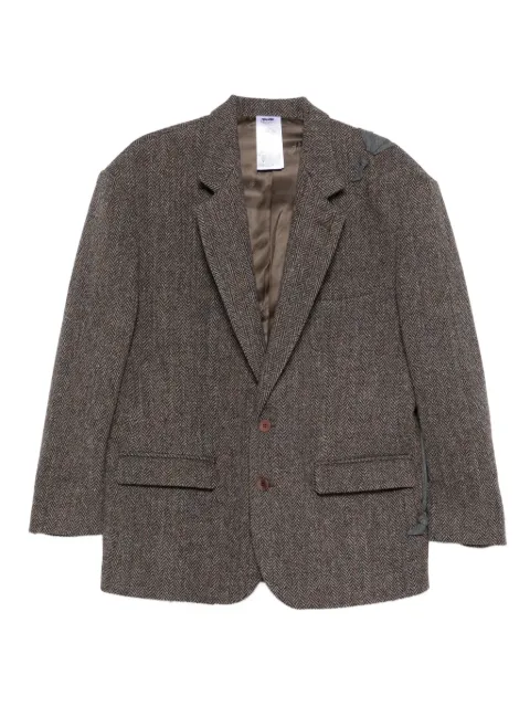 Magliano sigle-breasted blazer Brown MGFW25JAO2221MD02