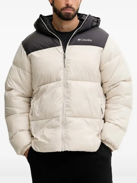 Columbia hooded colour-block padded jacket Neutrals 2086851