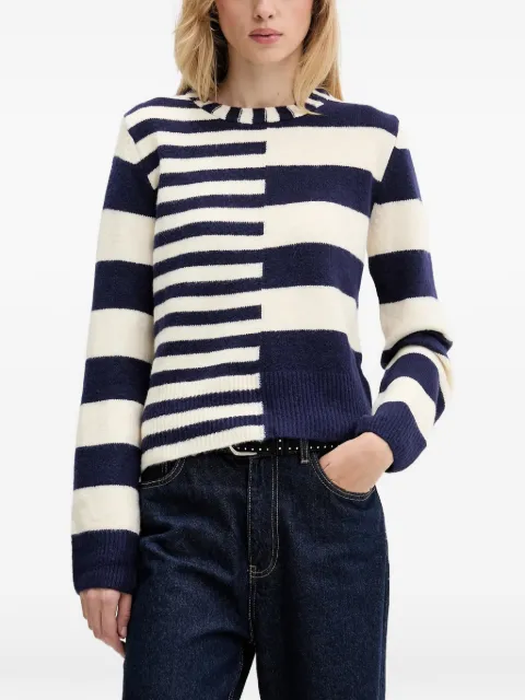 Desigual striped sweater Blue 25WWJF17