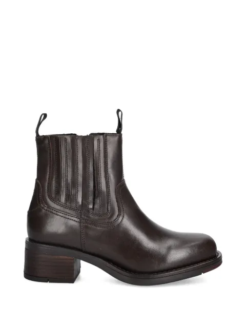 Fly London pull-tab side-zip boots Brown P144513007