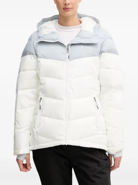 Columbia hooded zipped ski jacket White 2105111
