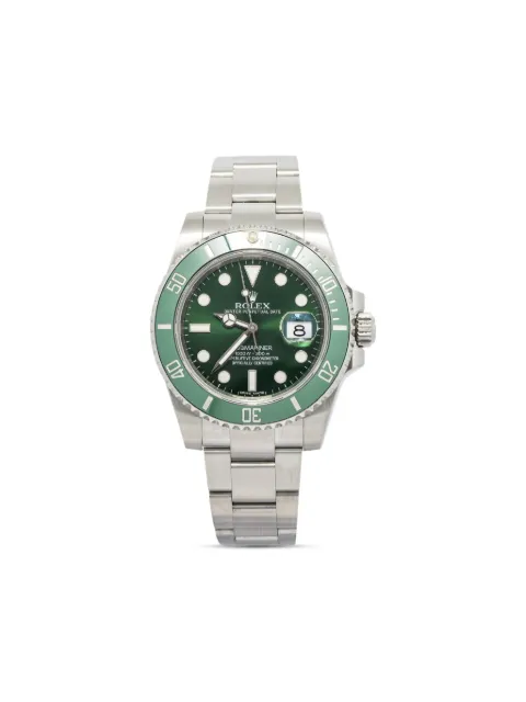 Rolex stainless steel Submariner 40mm Green 116610LV