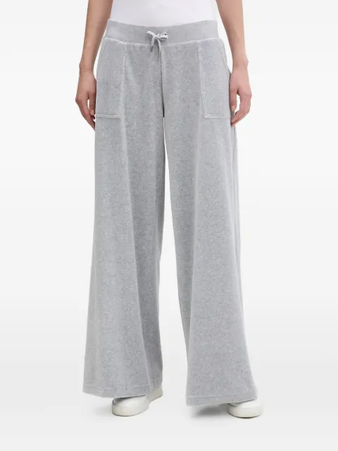 Juicy Couture drawstring-fastening pocket track pants Grey JCBBJ225803