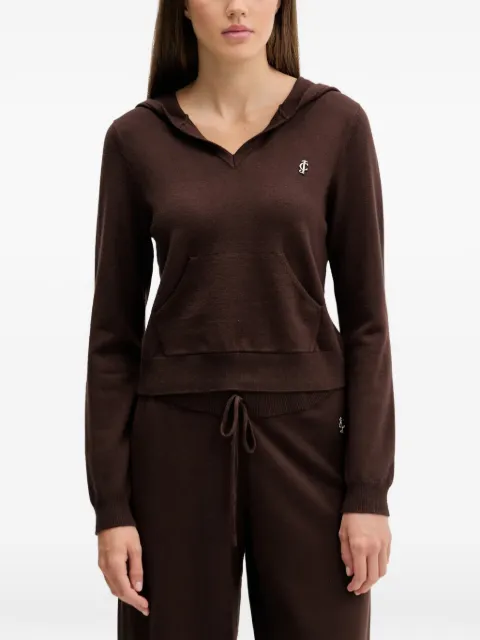 Juicy Couture hooded pocket top Brown JCGAS225016