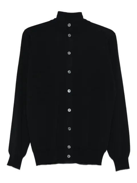 Filippo De Laurentiis merino wool cardigan Blue BB1MLRM16R