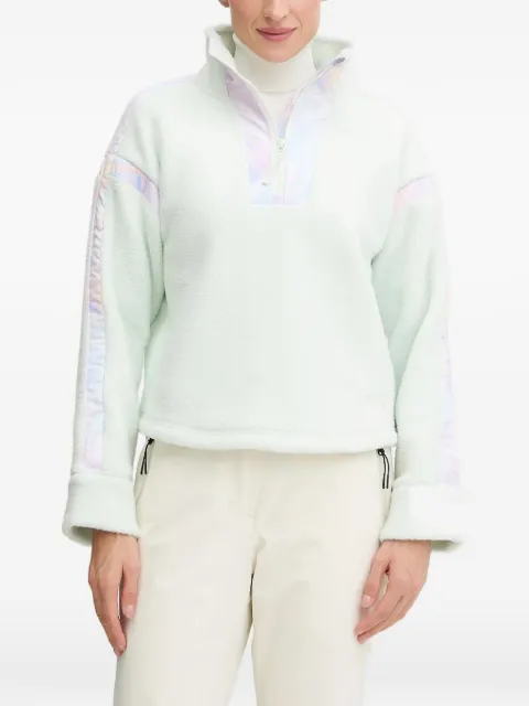 Helly Hansen zip-neck stripe top Green 49581