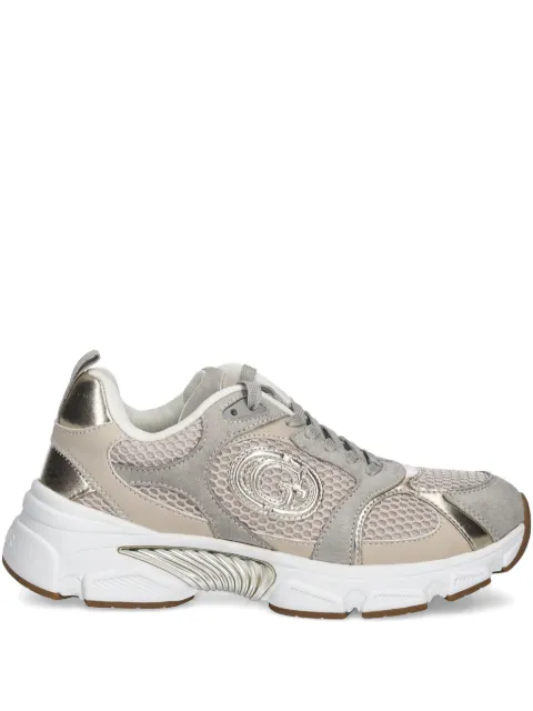 GUESS USA logo-appliqué low-top sneakers Neutrals FLFI3BESU12SAND