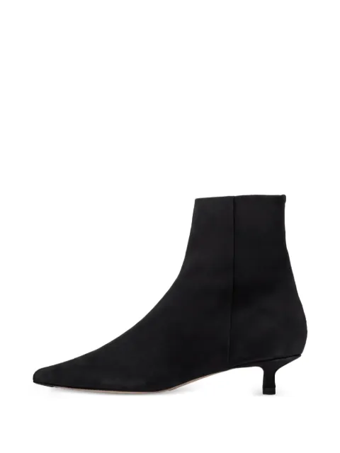 Aeyde Sofie pointed-toe suede ankle boots Black 8390353GAMQ