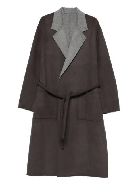 STEIN reversible notched-lapels coats Grey ST1212