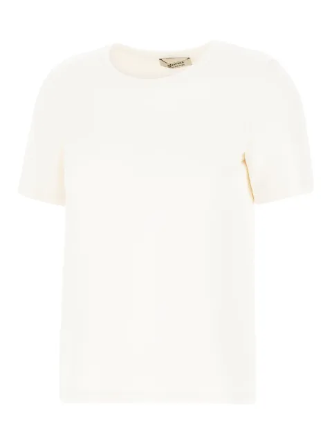 'S Max Mara embroidered crew-neck T-shirt Neutrals 2529976021600