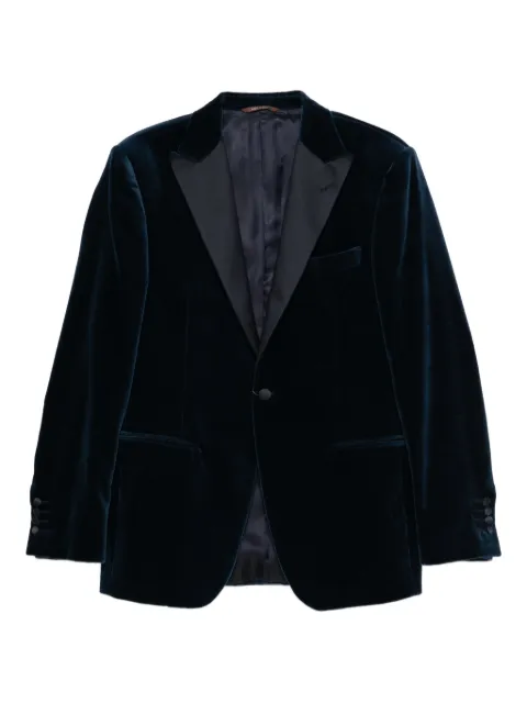 Canali velvet blazer Blue CU0342412786
