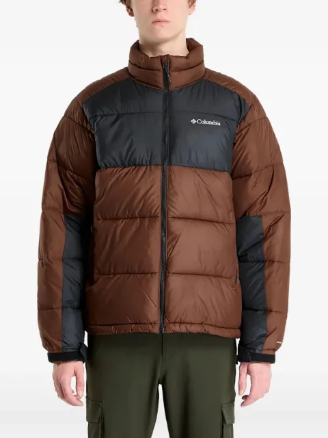 Columbia embroidered-logo padded jacket Brown 2050941
