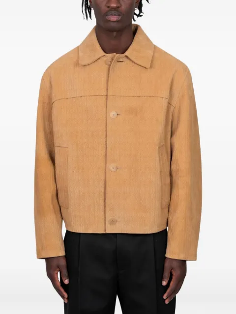 Jacquemus Basketry herringbone jacket Neutrals OUM00134AC09A11