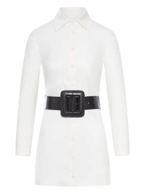 Balenciaga belted shirt dress White 850625TSM19