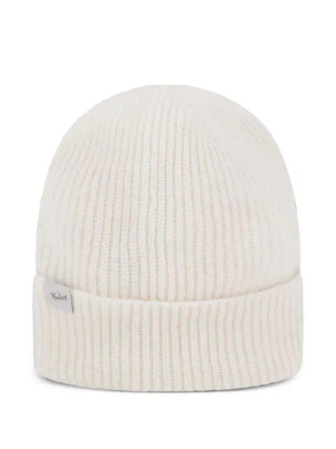 Woolrich ribbed-knitted beanie Neutrals CFWOAC0331MRUF0659