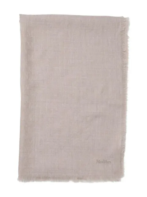 Max Mara Magico fringed scarf Neutrals 2424546061600