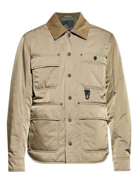 Moncler Grenoble Waterton corduroy-collar down jacket Neutrals K20971G000095988K