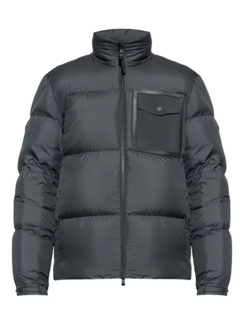 Moncler Chinon square-quilted down jacket Black K20911A00212597X2