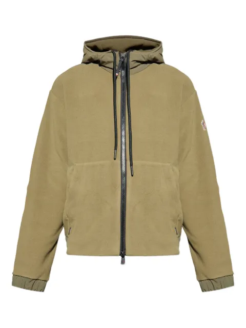 Moncler Grenoble zip-up hoodie Green L20978G0001489AK8