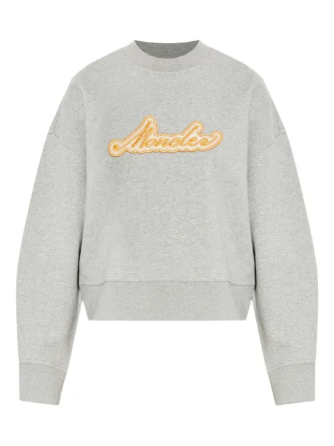 Moncler embroidered sweater Grey K20938G00021899V4