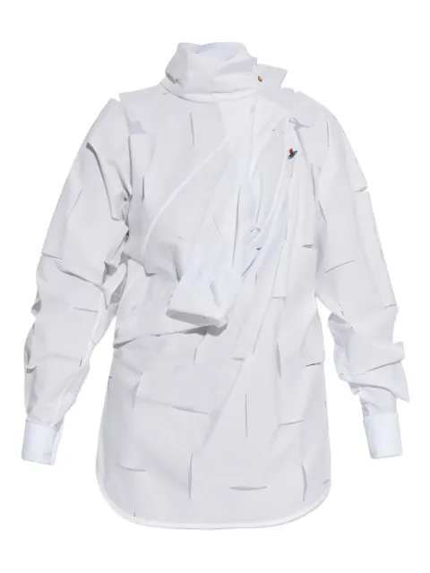 Vivienne Westwood cut-out roll-neck top White 1501006EW018T