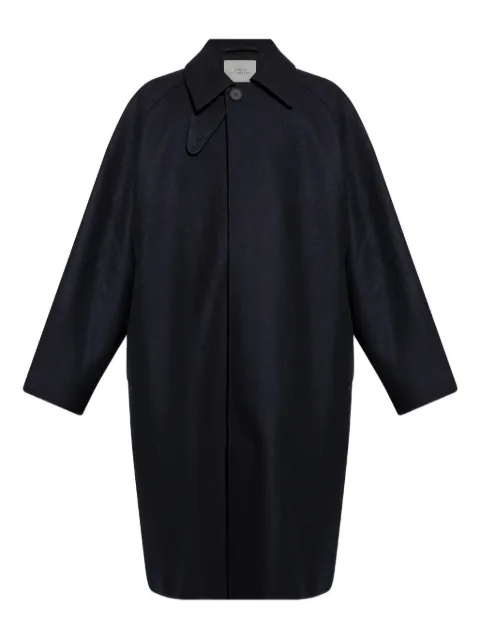 Studio Nicholson Cabo single-breasted coat Blue CABOSNM1350