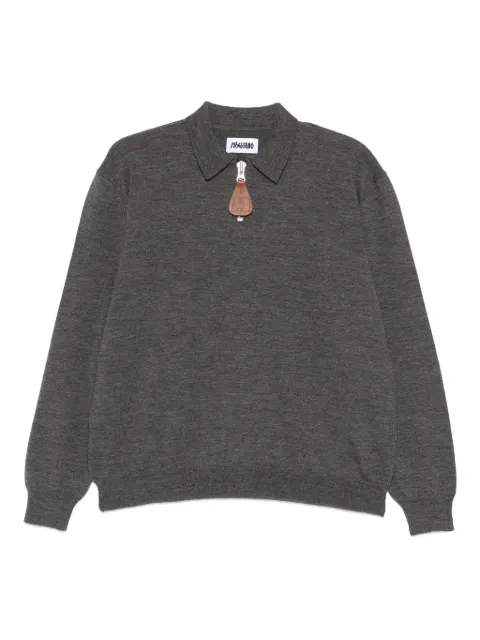 Magliano half-zip polo sweater Grey MGFW25SR0173MD83