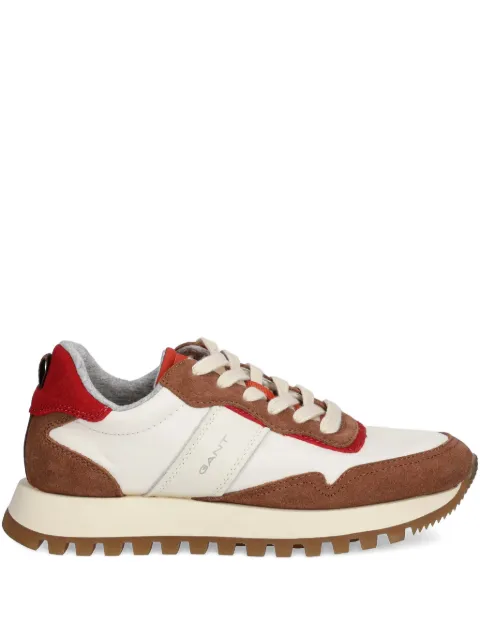 Gant lace-up panelled sneakers White 31537988