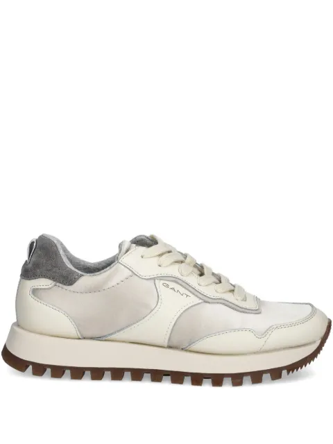 Gant lace-up panelled sneakers Neutrals 31537986