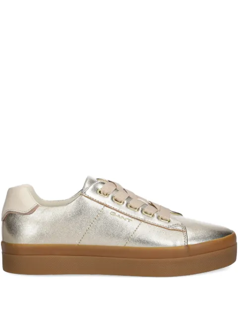 Gant ribbon lace-up sneakers Gold 31531990