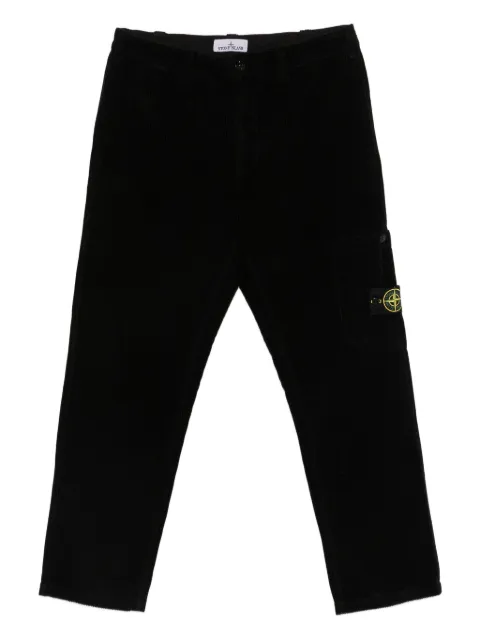 Stone Island corduroy trousers Black K2S153100039S0212