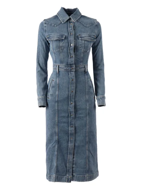 7 For All Mankind button-up midi dress Blue JSLLR510MS