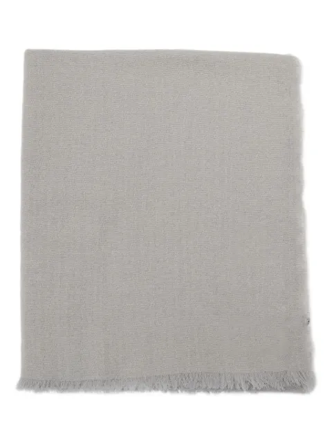 Destin fringed-detail scarf Grey GLAMSTOLA