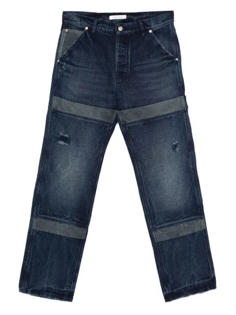 Wales Bonner distressed-finish jeans Blue UA25DE12CO03504