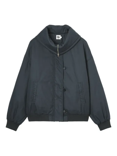 b+ab oversized-collar jacket Blue 5F143AS
