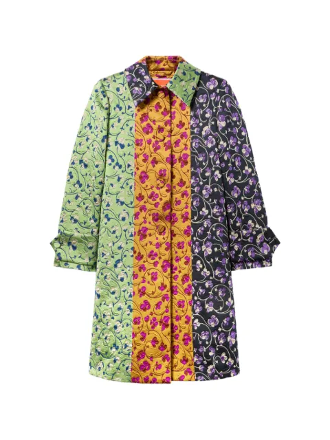 La DoubleJ Precious floral coat Green JAC0122JCQ129HNY03YE02