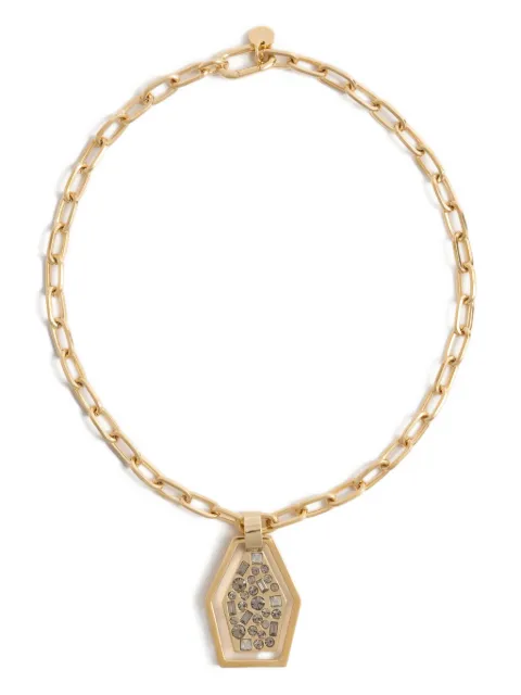 La DoubleJ sparkly portal necklace Gold NEC0042BRA007SOLIDYE05