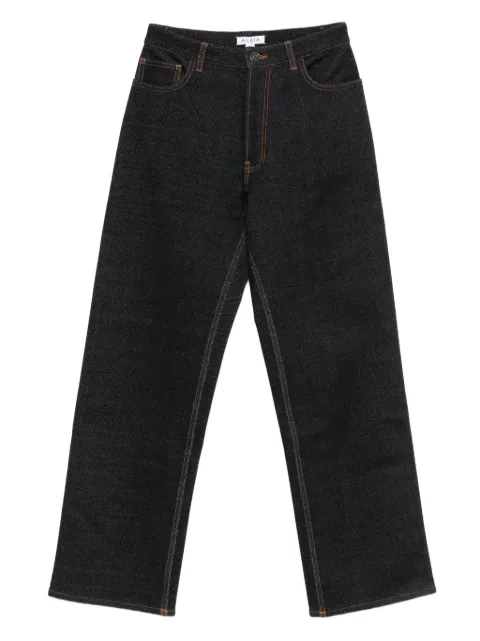 Alaïa contrast-stitching jeans Black AA9P1265K131B991