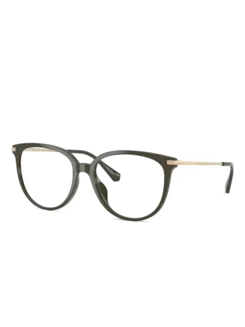 Michael Kors 4106U VISTA round-frame glasses Green MK4106U3902