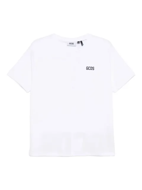 GCDS Low Bond logo-print T-shirt White A2OM2302JE7