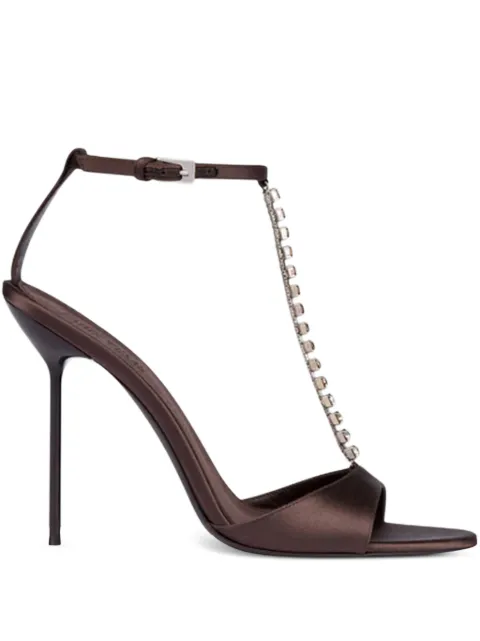 Paris Texas 105mm Lidia heeled sandals Brown PX1766XSTCR