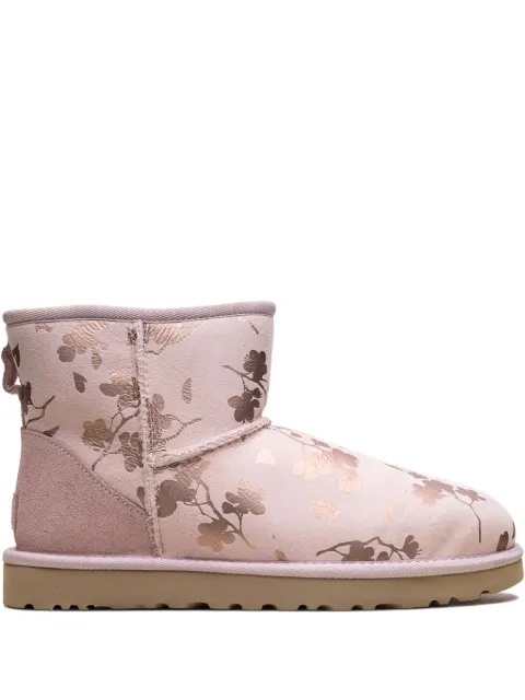 UGG floral foil mini boots Pink 1118163SLPN