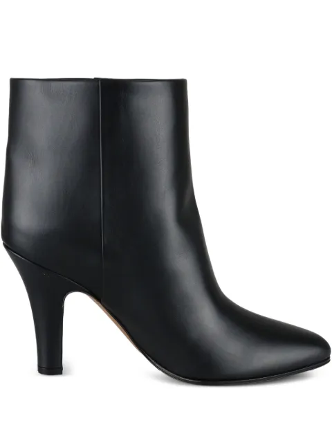 The Row 90mm Prudens leather ankle boots Black F1531L57