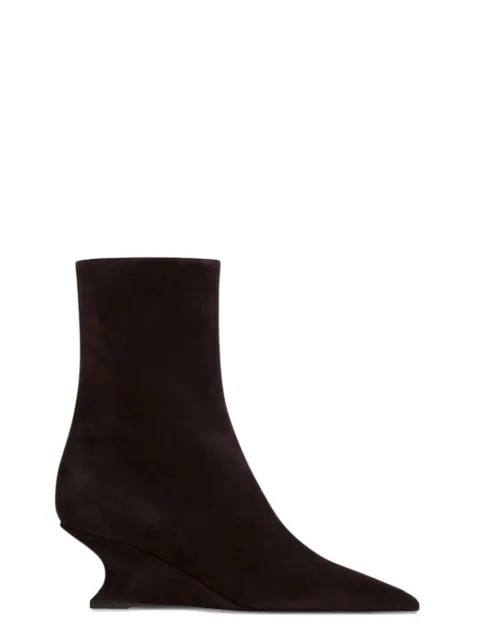 Paris Texas 50mm Nina suede ankle boots Brown PX1776XV003