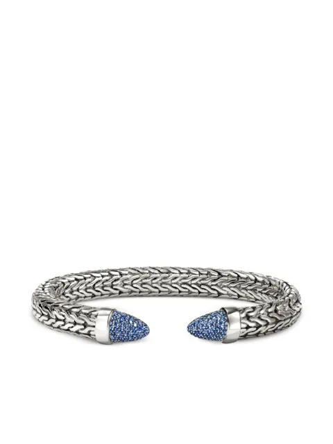 John Hardy sterling silver Spear 50 sapphire bracelet Silver CBS987964BSP